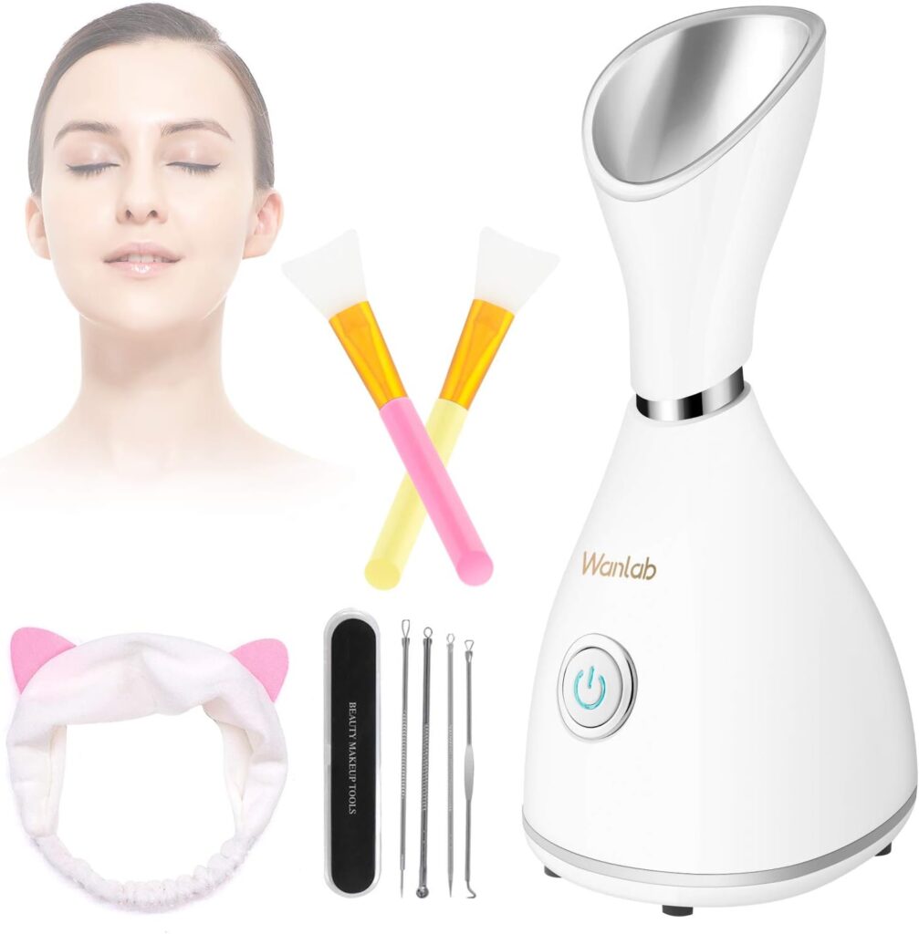 portable facial steamer nano face steamer warm mist home skin spa steamers for sinuses acne pores cleanse blackhead remo 5